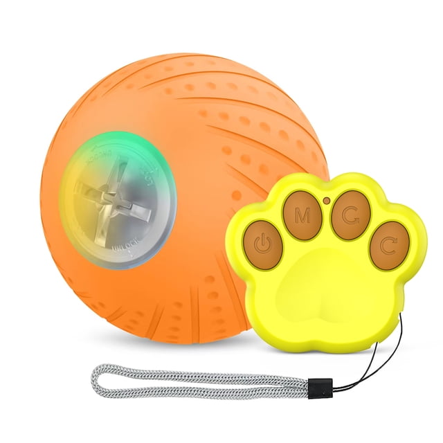 Juguete para mascotas Pelota de control remoto Dos modos de trabajo Diseño de bajo ruido Batería de larga duración Material seguro Evitación automática de obstáculos Juguetes interactivos para perros