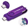 thumbnail image 1 of shiyou-Wansenda 3 in 1 64GB USB 3.0 Flash Drive for Android Phones/Tablets/PC/Mac, External Data Storage Thumb Drive, Photo Memory Stick for Samsung Galaxy, LG, Moto etc. (Purple), 1 of 4