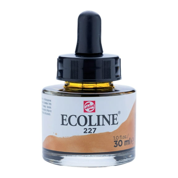 Ecoline Liquid Watercolour, 30ml Jar, Yellow Ochre