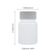 thumbnail image 4 of FONDOTIN Transparent Pc Juice Bottles for Storing Beverages Anti-Leak Sealed Lids 12Pcs, 4 of 6