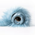 thumbnail image 3 of Soft Fluffy Faux Sheepskin Fur Area Rug, Home Decorative Indoor Floor Mat, Rectangle Light Blue, 2.2 x 6 Feet, 3 of 4