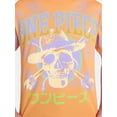 thumbnail image 4 of One Piece Men's and Big Men's Pirate King Waves Oversized Graphic Tee, Sizes XS-3XL, 4 of 5