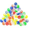 thumbnail image 4 of GHSDFBB 45PCS 1.6'' Cat Toy Ball with Bell Plastic Lattice Jingle Balls Kitten Chase Pounce Rattle Toy Assorted Color, 4 of 7