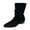 Black, variant on Womens Work Boots Comfortable Women's Cowboy Boots Pull On Cowgirl Boots Embroidery Stitched Square Toe Low Heel (Black,7.5)