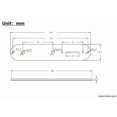 thumbnail image 4 of Replacment Metal Guitar Control Plate For Tele, Engraved Scrolls Silver, 4 of 4