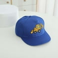 thumbnail image 2 of Kids Baseball Cap Adjustable Excavator Trucker Hat for Boys Girls Toddler Sun Washed Distressed Design, 2 of 4