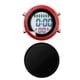 thumbnail image 5 of Mini reloj despertador adhesivo para moto, barco, baño, ducha. Negro rojo, 5 of 9