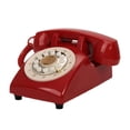 thumbnail image 3 of AMLESO Guestbook phone Old Fashioned Desk for Bar Office Desk Red, 3 of 8