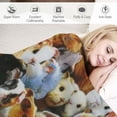 thumbnail image 3 of Qinduosi Kids Guinea Pig Blanket Boys Cute Cavy Animal Blanket for Bed Sofa Couch Lovely Plush Blanket Boys Plush Flannel BlanketTwin, 3 of 6