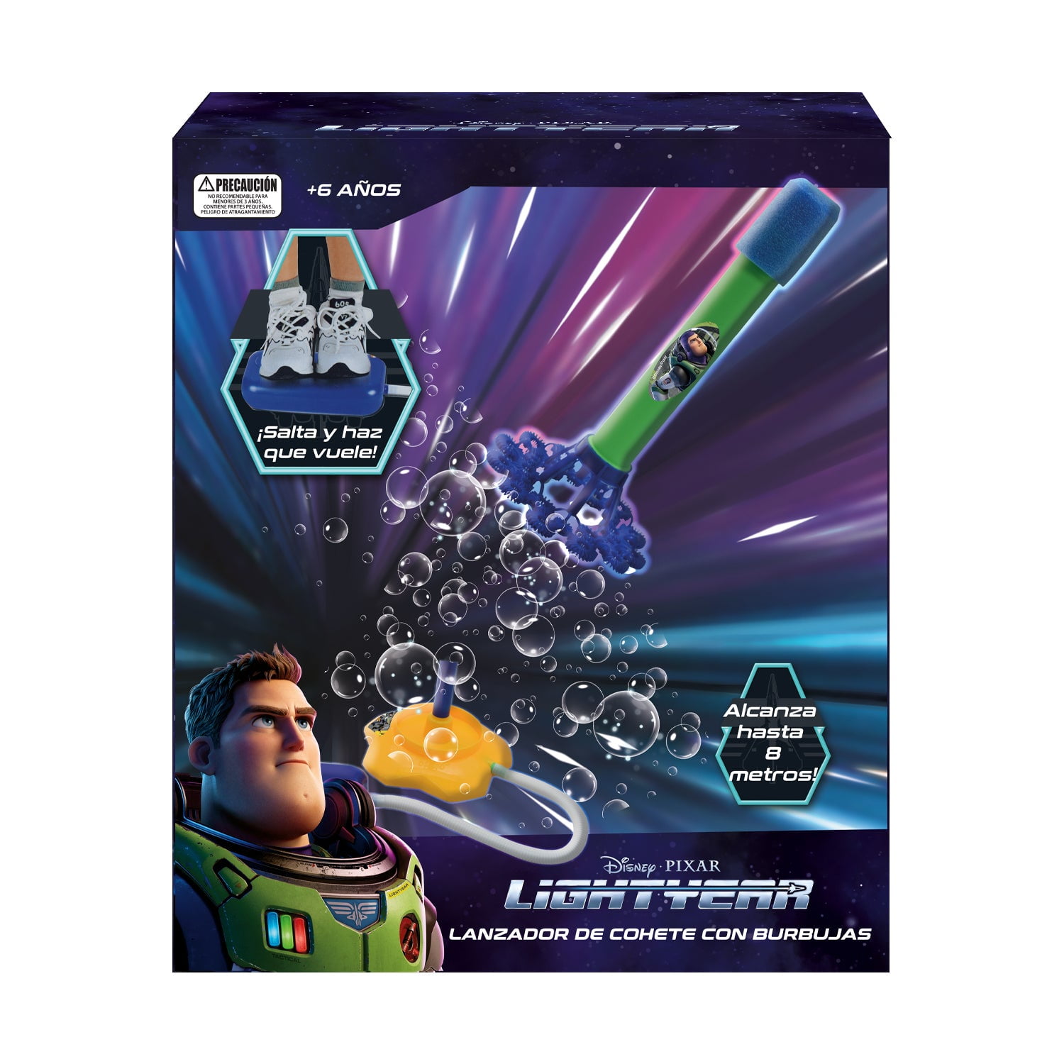 Lanzador De Cohete Con Burbujas Lightyear