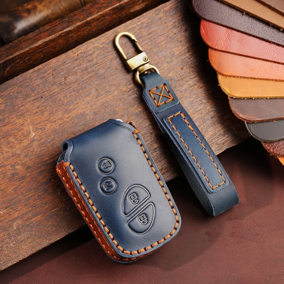 Key Fob Cover Compatible with Lexus RX350 GX460 CT200H IS250 IS350 LS460 GS350 ES350 GS300 2005-2015 4 Button Keychain Case Holder Protector,Black