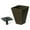 Multicolor, variant on Algreen Valencia Square Flower Pot/Planter, Black 10"