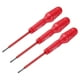 thumbnail image 1 of Destornillador eléctrico aislado Uxcell de 3 piezas 1000v, 3x75mm, CR-V, magnético, ranurado, rojo, 1 of 5