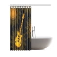 thumbnail image 2 of Cortina de ducha de Tela Impermeable ABPHQTO con Guitarra Sol Tribal 150x180 cm, 2 of 2