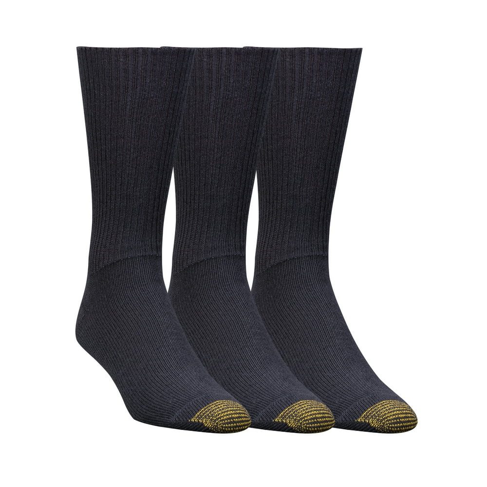 GOLDTOE - Gold Toe Mens Fluffies Big & Tall Socks 3-Pack Style-523E ...