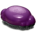 thumbnail image 3 of Knot Genie Detangling Hair Brush for Kids (Puff of Purple) | Perfect Detangling Brush for Curly Hair, Gently Separate Tangles, Leaves Hair Smooth and Shiny | The Pain Free Knot Detangler, 3 of 8