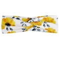thumbnail image 1 of Floral Headband, Watercolor Style Poppy Flowers with Leaves Romantic Spring Time Season, Elastic and Soft Women's Bandana for Sports and Everyday Use, Grey Red Coconut, by Ambesonne, 1 of 3
