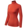thumbnail image 3 of Made by Olivia Women's Basic Long Sleeve High Turtle Neck Slim Fit Top Shirt, 3 of 3