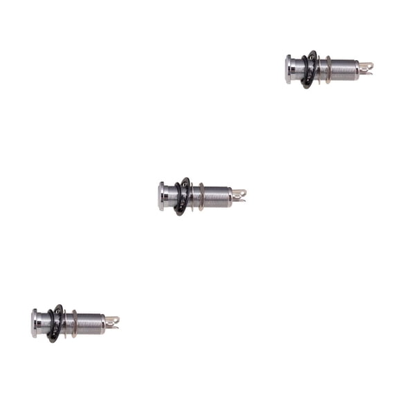Wosthever Salida estéreo resistente al desgaste, ligero, entrada de 1/4 pulgadas, enchufe antirruido, piezas de accesorios para guitarra Type1 NO1