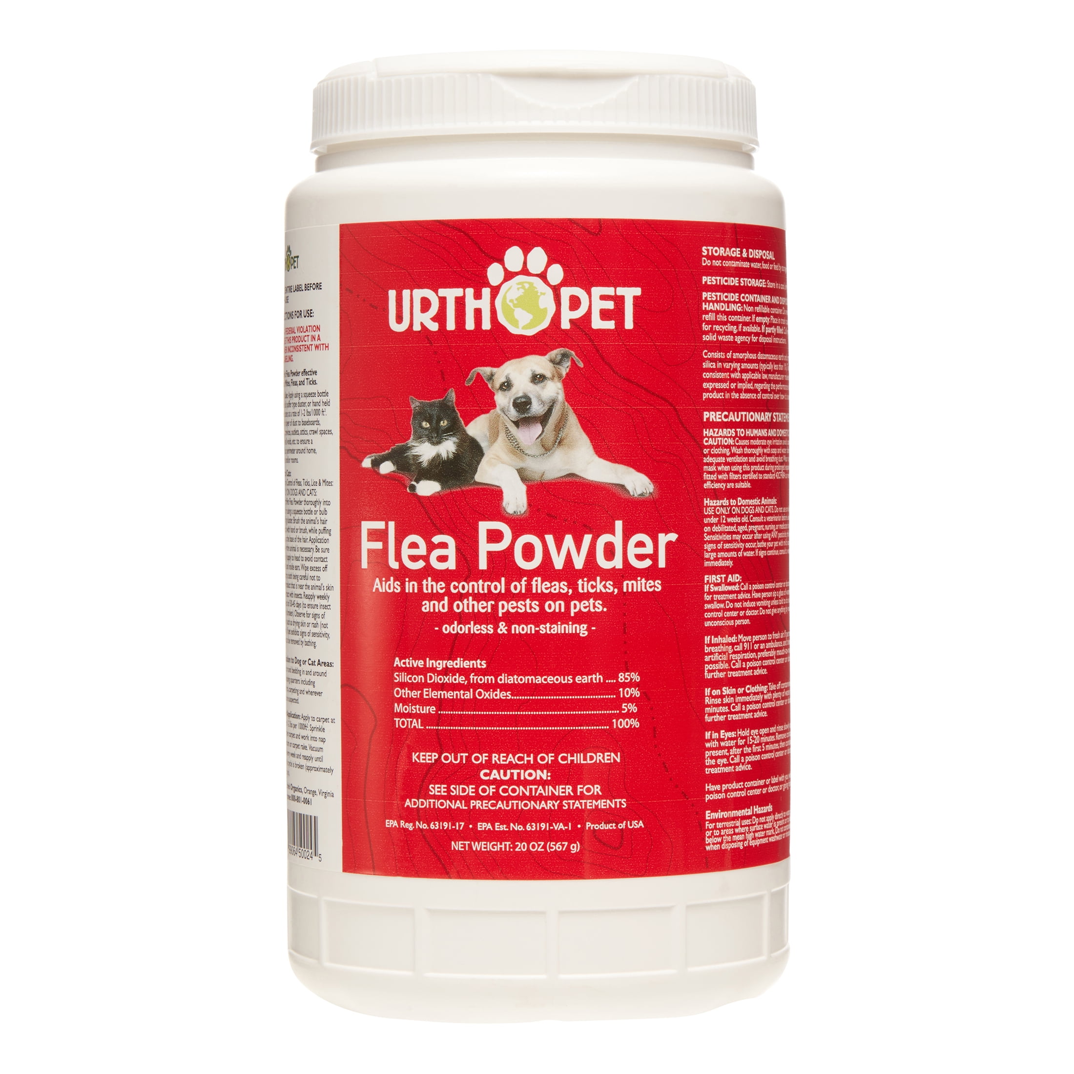 UrthPet Flea Powder 20 oz