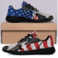 thumbnail image 3 of BoStn Terrier American flag Patriot Shoes Sneakers Black Size 3.5, 3 of 7