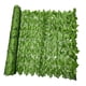 thumbnail image 4 of Valla de privacidad de hojas artificiales, pantalla de privacidad, Panel decorativo de valla de hojas artificiales para patio trasero, jardín, patio Verde claro 05x1m, 4 of 8