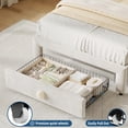 thumbnail image 3 of Kojooin Upholstered Kids Bed Frame, Toddler Platform Bed with Headboard and Storage Drawer, No Box Spring Needed, 3 of 7