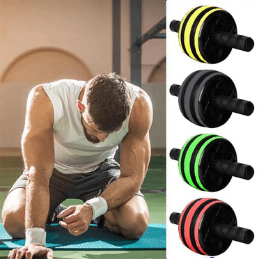 Ab Wheel Roller Workout Roller Wheel with Knee Abdominal Exercise Equipment for Home Gym Training Core Muscles,C