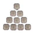 thumbnail image 1 of IBA Indianbeautifulart Multicolor Abstract Mandala Square Furniture Door Knobs Ceramic Cabinet Cupboard Handle Pull, 1 of 1