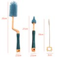 thumbnail image 2 of Baby Bottle and Nipple Brush Silicone Bottle Brush Long Spinning Handle Cleaning Brush for Cleaning Breast Pump - green, 2 of 6