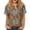 Wine, variant on JULMCOMO Cotton Linen T Shirts for Women Floral Print Short Sleeve Casual Henley Shirts Baggy Comfy Summer Tops with Chest Pocket Green M