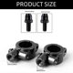 thumbnail image 3 of Pack of 2 Handlebar Rearview Mount Clamp 8mm/10mm Thread Motorbike 7/8" Handlebar Adapter Motorbike Accessories Silver, 3 of 4