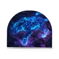 thumbnail image 2 of WOBOGO Glowing Blue Leopard Clear Acrylic Napkin Holder Kitchen Tissue Face Towel Cocktail Rack Bar Restaurant Dinner Paper Dispenser, 2 of 9