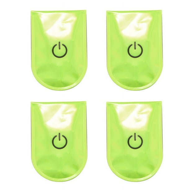 4X Deportes Al Aire Libre Luz de Seguridad LED Clip Magnético Reflectante en Estroboscopio Running Walking Bike Ciclismo
