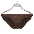 thumbnail image 2 of M-4X Plus Size Underwear for Men Thongs Big & Tall Low Waisted Briefs Mens Casual Solid Color Stretchy Breathable High-Cut Brief, 2 of 3
