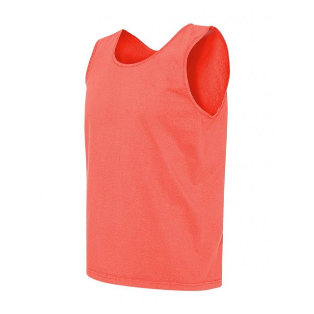Comfort Colors - Pigment Dyed Tank Top - Neon Red Orange - Small