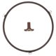 thumbnail image 1 of 1 Set Universal Microwave Turntable Ring Glass Plate Support Rotation Microwave Turntable Support Ring Glass Plate Rotating Bracket Microwave Part, 1 of 4