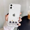 thumbnail image 2 of Funda transparente compatible con iPhone 12/iPhone 12 Pro, con diseño creativo de astronauta, planeta, estrella y espacio exterior, para niñas y niños, suave TPU a prueba de golpes, delgada, para, 2 of 8