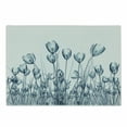 thumbnail image 1 of Xray Flowers Cutting Board, Crocus Flowers Field Radiography Illustration, Decorative Tempered Glass Cutting and Serving Board, in 3 Sizes, by Ambesonne, 1 of 2