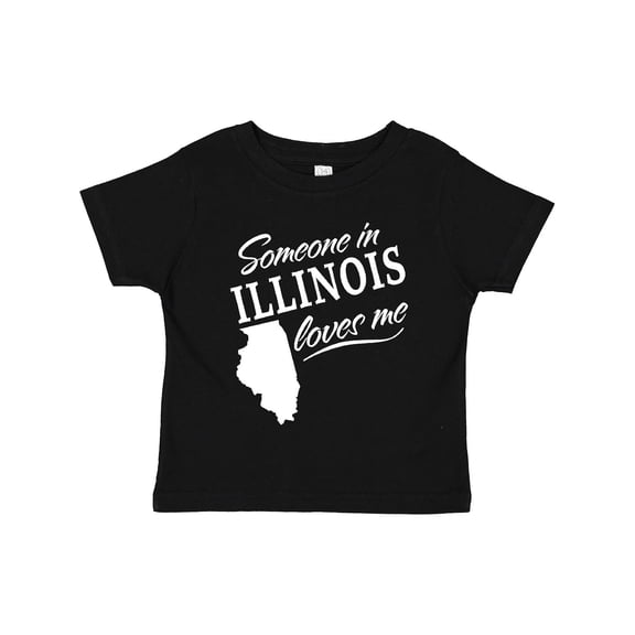 Inktastic Someone in Illinois Loves Me Boys or Girls Toddler T-Shirt