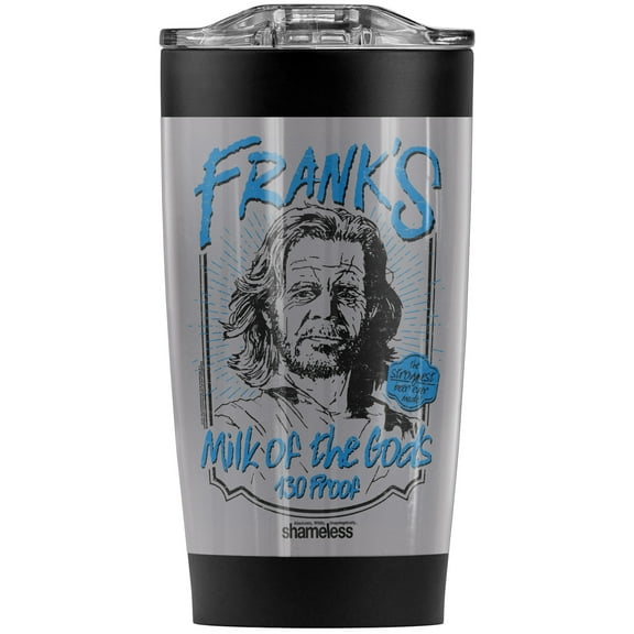 Shameless Frank'S Milk Stainless Steel Tumbler 20 oz Coffee Travel Mug/Cup, Vacuum Insulated & Double Wall with Leakproof Sliding Lid | Great for Hot Drinks and Cold Beverages