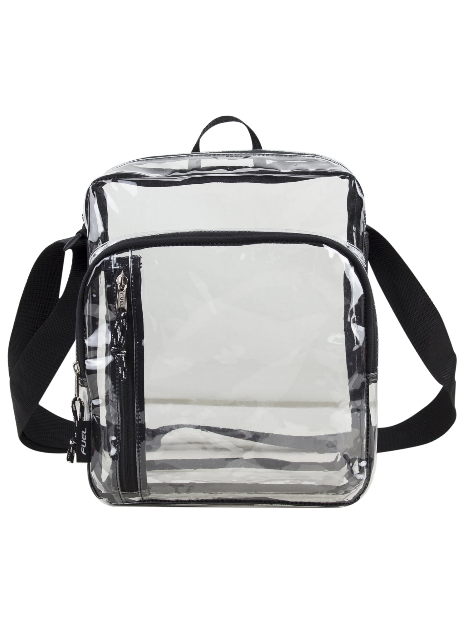 Eastsport Unisex Clear Stadium Gear Bag, Black