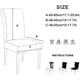 thumbnail image 5 of Juego de 4 fundas para sillas de comedor, ajuste elástico, extraíble, lavable, corta, para comedor, hotel, ceremonia, banquete, boda Ormromra 2034662-4, 5 of 9