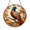 Acrylic 3.5 Inch, variant on Rustic Fall Wild Pheasant Suncatcher Window Present For Room Art