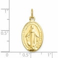 thumbnail image 4 of 10K Yellow Gold Miraculous Medal (25 X 11) Made In United States 10c701, 4 of 6