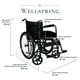 thumbnail image 2 of Silla De Ruedas Todo Terreno Resistente Ligera Neumática Color Negro Plegable, 2 of 6