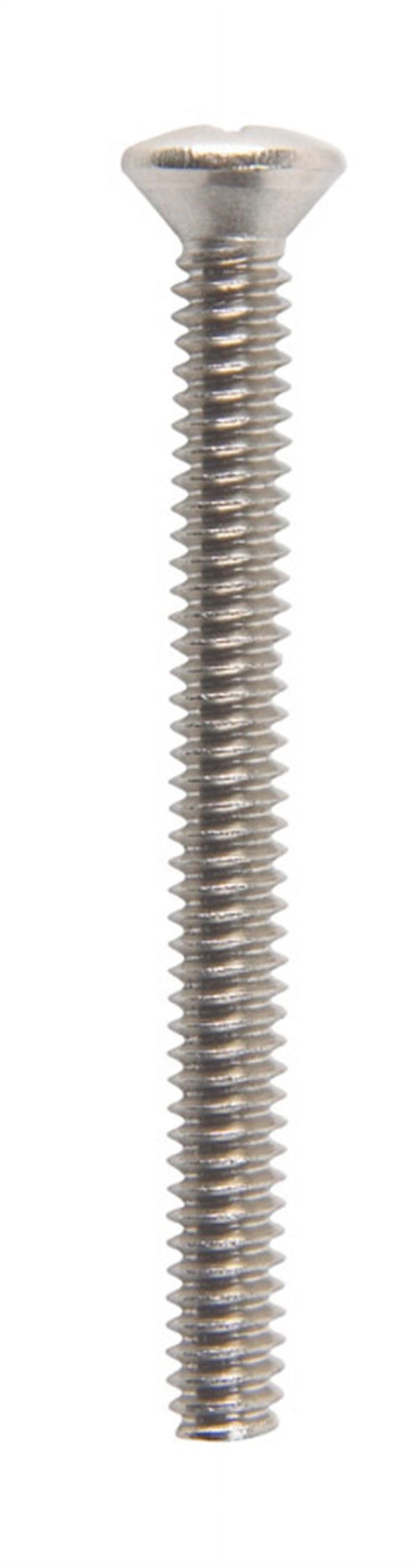 Hillman 59539 No. 10-24 x 2 in. Phillips Oval Head Stainless Steel Machine Screws - Pack of 100