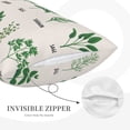 thumbnail image 5 of Bixox Herbs Printed Pillow Protector,Super Soft Ideal for Home,Guests,Rentals - 20"x30", 5 of 8