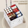 thumbnail image 2 of Carrito Plegable VECELO con Ruedas, Carro Utilitario Blanco Perla, 2 of 9