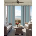 thumbnail image 3 of Colored Stripes Black Out Curtains 54 Inch Long, Short Curtains for Small Window, Modern Abstract Pink Blue Turquoise Lines Room Darkening Window Curtains for Kitchen Bedroom 42"x54" 2 Panels, 3 of 8